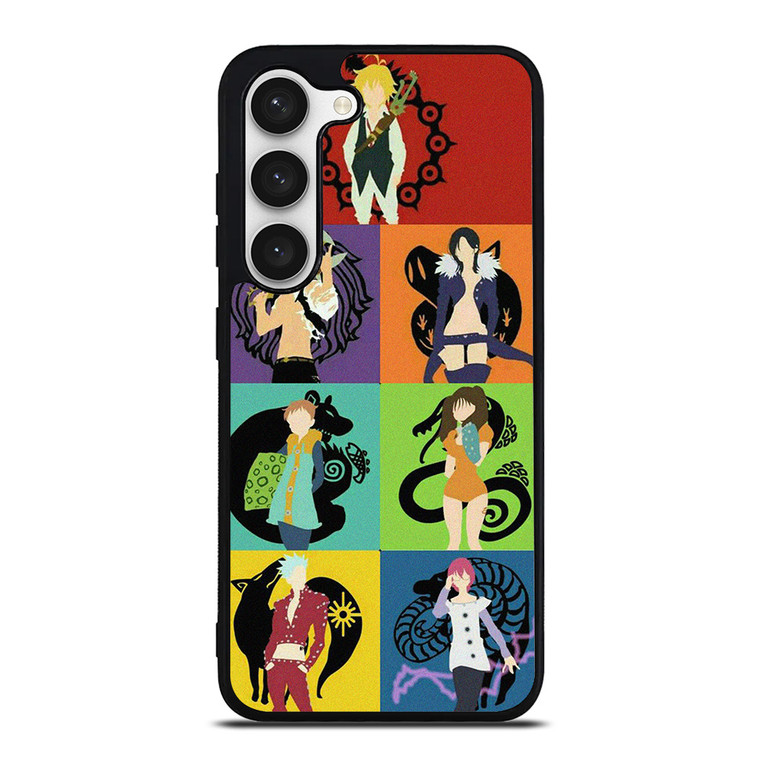 SEVEN DEADLY SINS ANIME COLLAGE  Samsung Galaxy S23 Case Cover