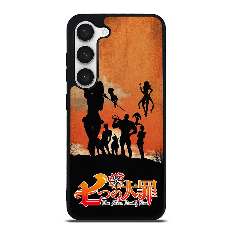 SEVEN DEADLY SINS ANIME SILHOUETTE  Samsung Galaxy S23 Case Cover
