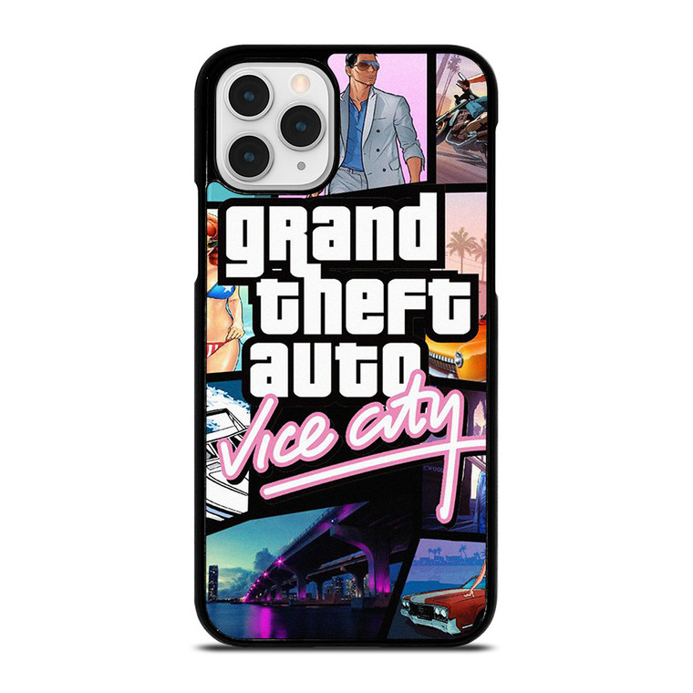 GTA GRAND THEFT AUTO VICE CITY POSTER  iPhone 11 Pro Case Cover