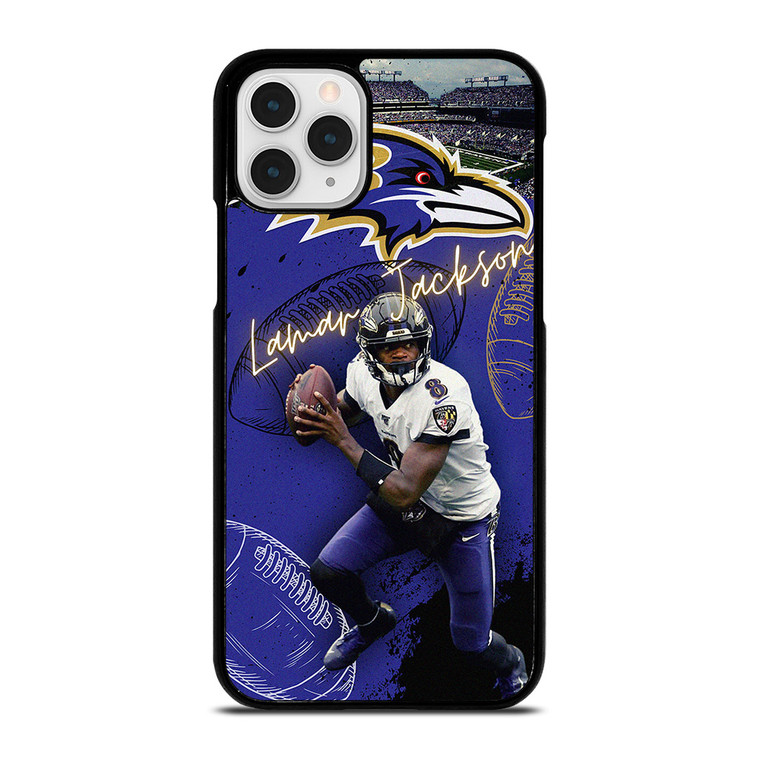 LAMAR JACKSON BALTIMORE RAVENS NFL FOOTBALL  iPhone 11 Pro Case Cover