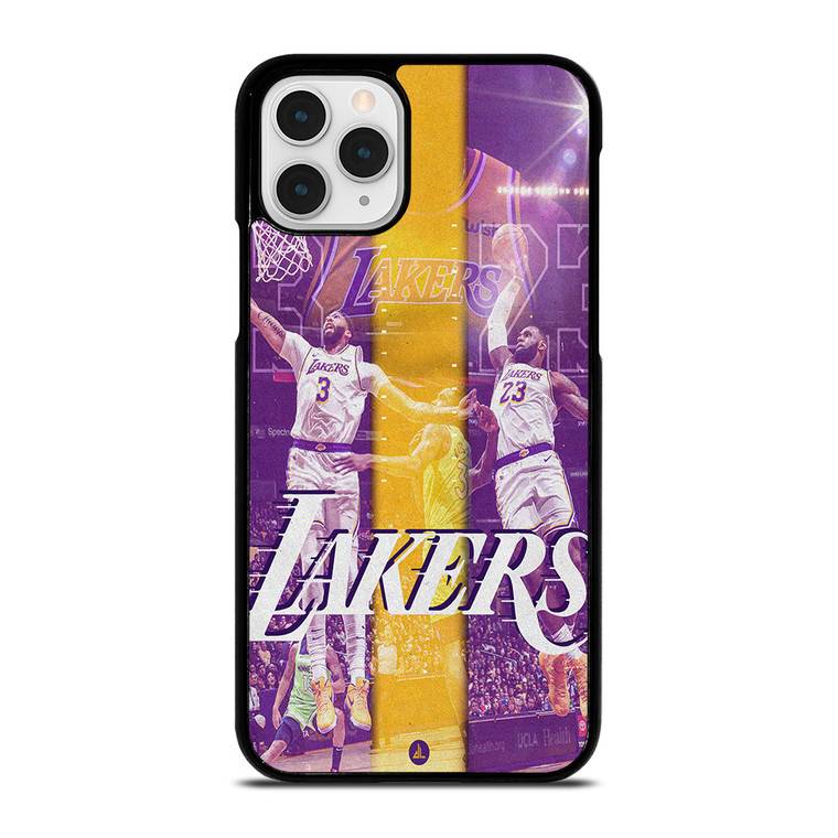 LEBRON JAMES X ANTHONY DAVIS LA LAKERS  iPhone 11 Pro Case Cover