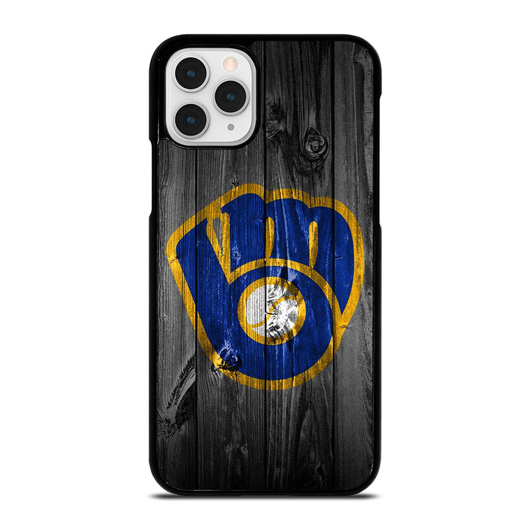 MILWAUKEE BREWERS BASEBALL WOOD LOGO  iPhone 11 Pro Case Cover MILWAUKEE BREWERS BASEBALL WOOD LOGO  iPhone 11 Pro Case Cover
