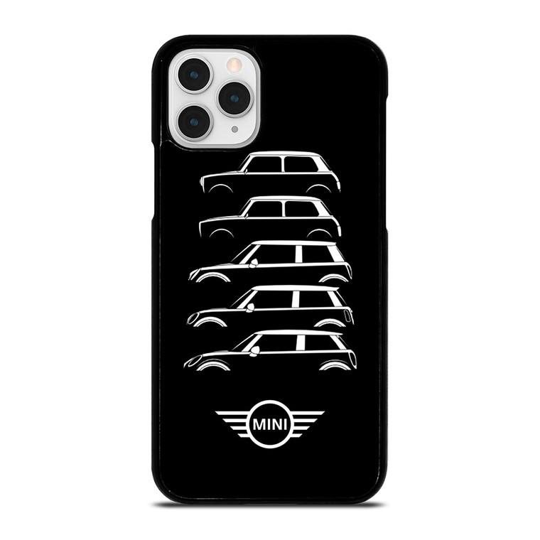 MINI COOPER EVOLUTION SILHOUETTE  iPhone 11 Pro Case Cover MINI COOPER EVOLUTION SILHOUETTE  iPhone 11 Pro Case Cover