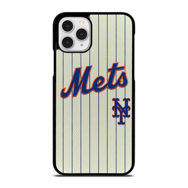 NEW YORK METS BASEBALL STRIPE SYMBOL  iPhone 11 Pro Case Cover