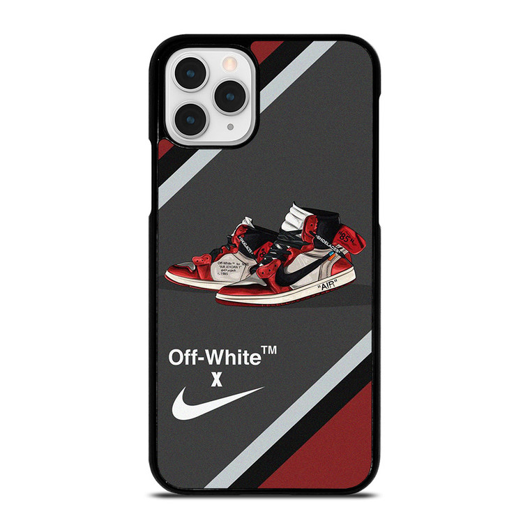 NIKE SWOOSH AIR JORDAN HIGH OFF WHITE  iPhone 11 Pro Case Cover