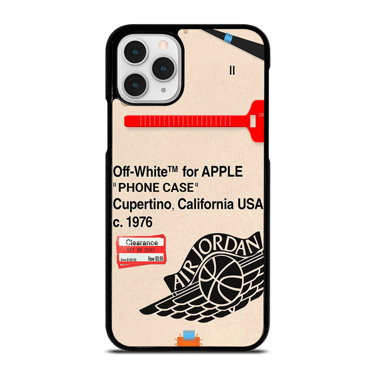 OFF WHITE AIR JORDAN APPLE  iPhone 11 Pro Case Cover