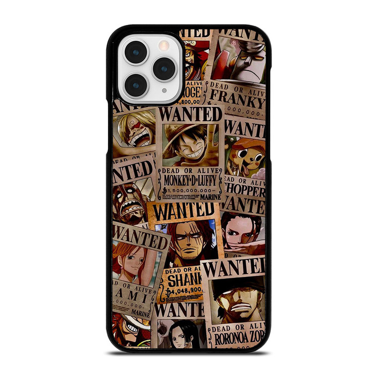 ONE PIECE WANTED POSTER COLLECTION  iPhone 11 Pro Case Cover