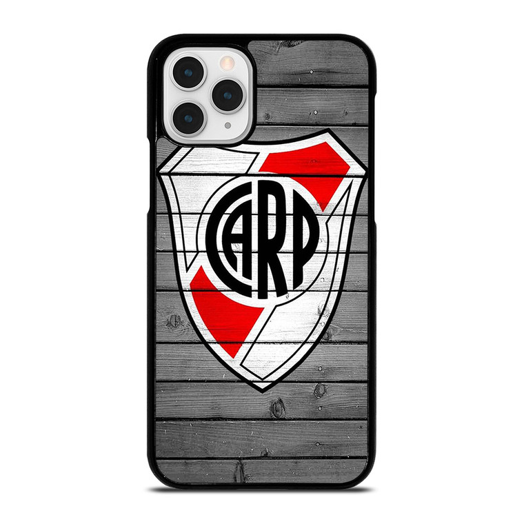 RIVER PLATE FOOTBALL WOOD LOGO  iPhone 11 Pro Case Cover