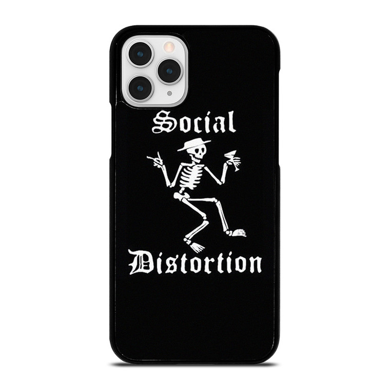 SOCIAL DISTORTION ROCK BAND SKULL SYMBOL  iPhone 11 Pro Case Cover