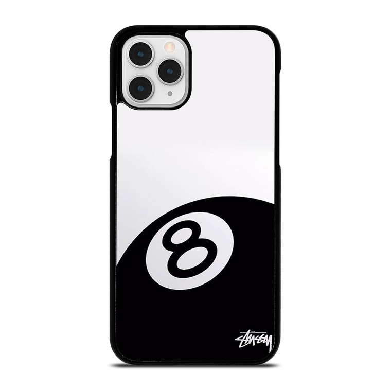 STUSSY 8 BALL BLACK  iPhone 11 Pro Case Cover