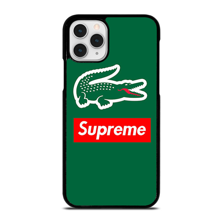 SUPREME X LACOSTE LOGO  iPhone 11 Pro Case Cover
