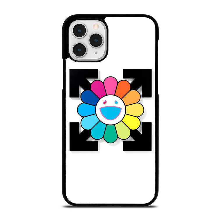 TAKASHI MURAKAMI SMILEY FLOWER OFF WHITE  iPhone 11 Pro Case Cover