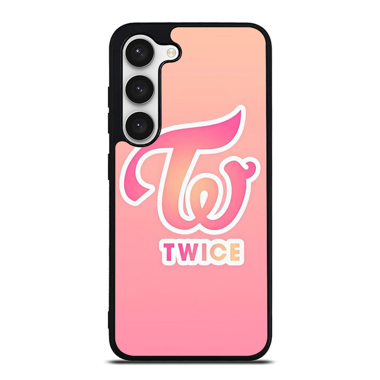 TWICE KPOP LOGO PINK  Samsung Galaxy S23 Case Cover