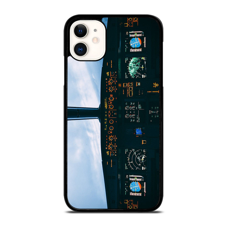 AIRBUS PLANE COCKPIT iPhone 11 Case Cover AIRBUS PLANE COCKPIT iPhone 11 Case Cover