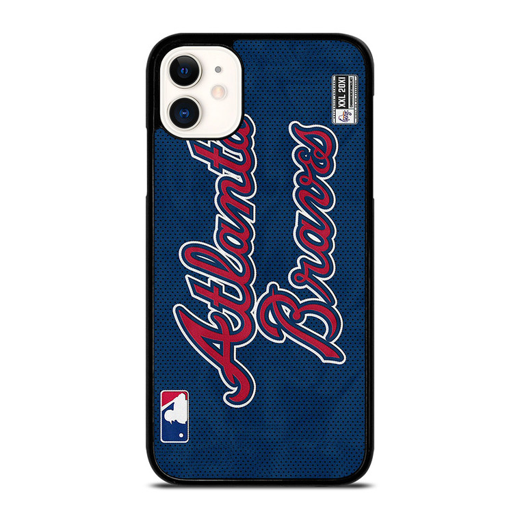 ATLANTA BRAVES BASEBALL KIT EMBLEM iPhone 11 Case Cover