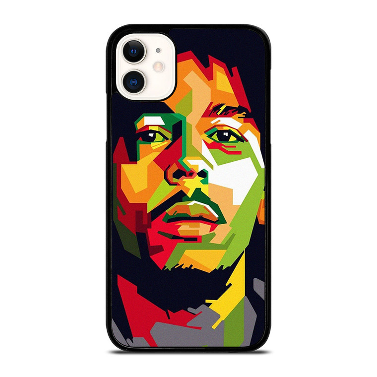 BOB MARLEY WPAP ART iPhone 11 Case Cover