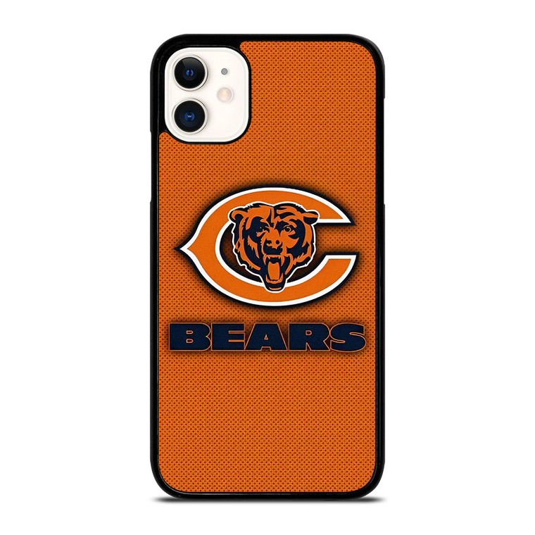 CHICAGO BEARS FOOTBALL NFL CARBON iPhone 11 Case Cover