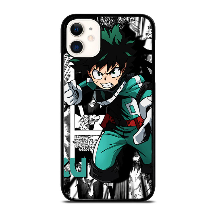 DEKU IZUKU MIDORIYA MY HERO ACADEMIA MANGA 2 iPhone 11 Case Cover