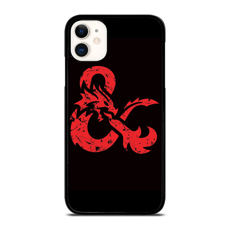 DUNGEONS AND DRAGONS LOGO BLACK iPhone 11 Case Cover