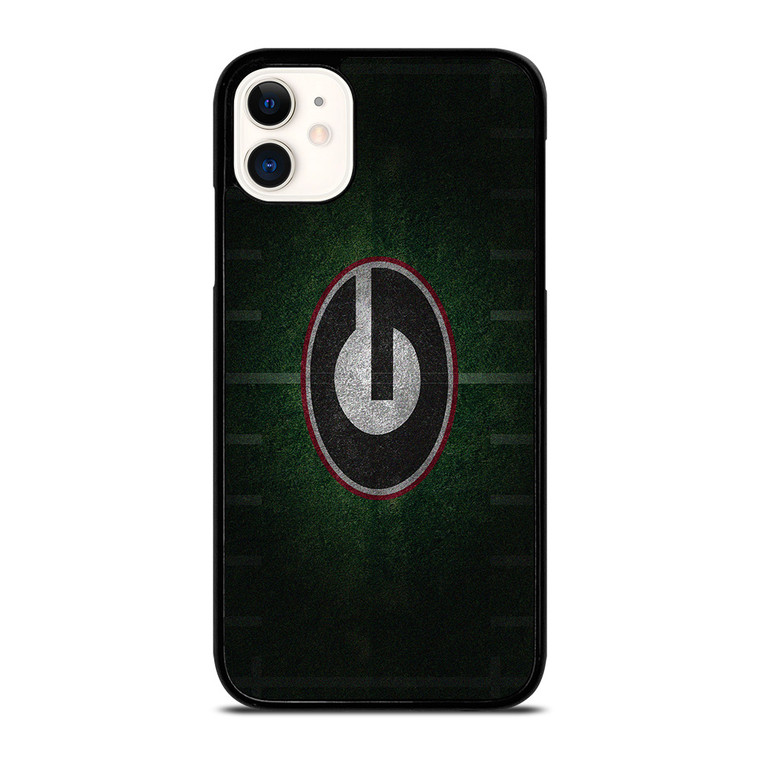 GEORGIA BULLDOGS FOOTBALL FIELD LOGO iPhone 11 Case Cover