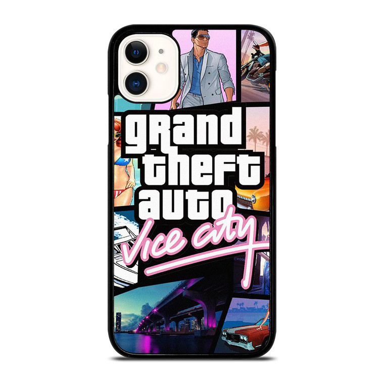 GTA GRAND THEFT AUTO VICE CITY POSTER iPhone 11 Case Cover