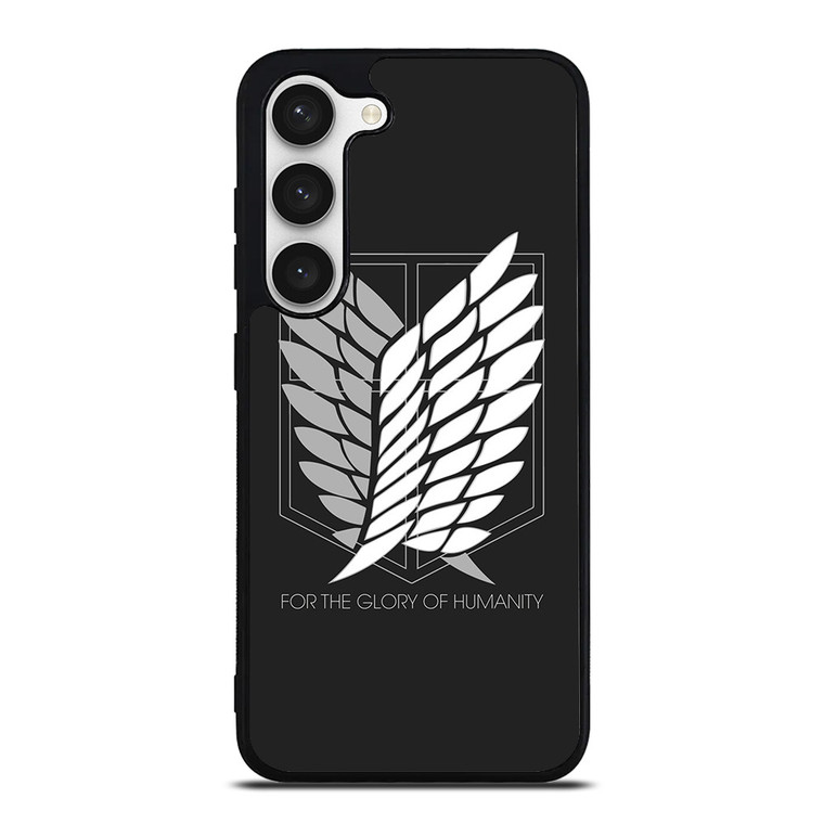 WINGS OF FREEDOM ATTACK ON TITANS HUMANITY SYMBOL  Samsung Galaxy S23 Case Cover