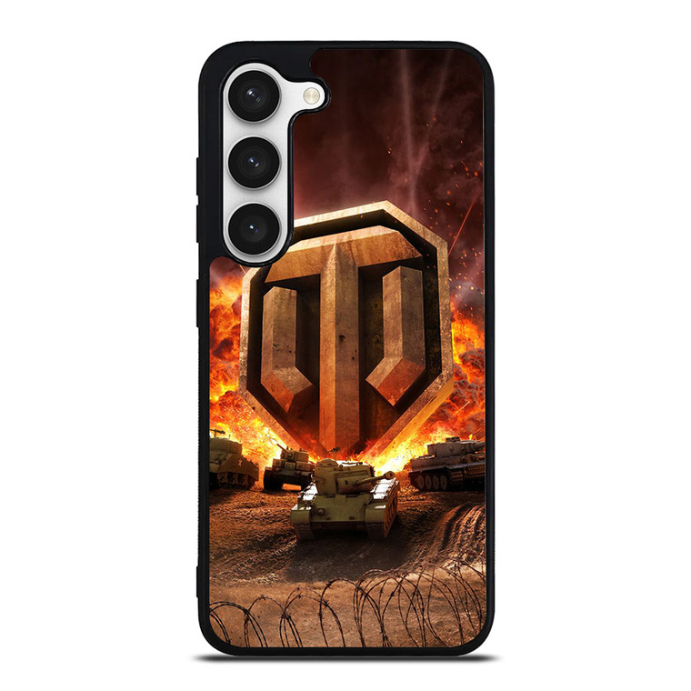 WORLD OF TANKS BATTLEFIELD GAMES  Samsung Galaxy S23 Case Cover