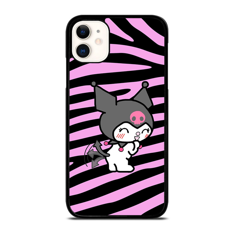 KUROMI ZEBRA PATTERN iPhone 11 Case Cover