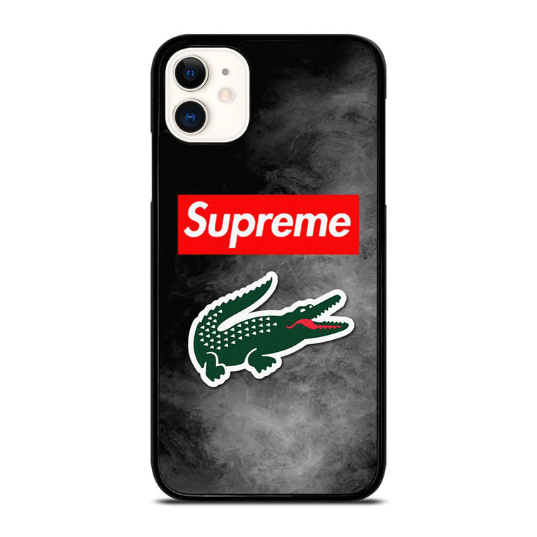 LACOSTE X SUPREME LOGO iPhone 11 Case Cover