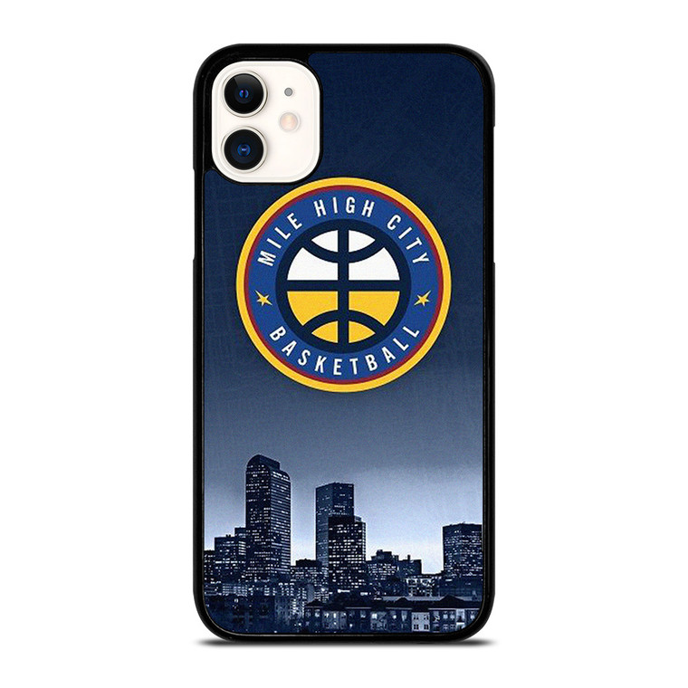MILE HIGH CITY BASKETBALL iPhone 11 Case Cover MILE HIGH CITY BASKETBALL iPhone 11 Case Cover