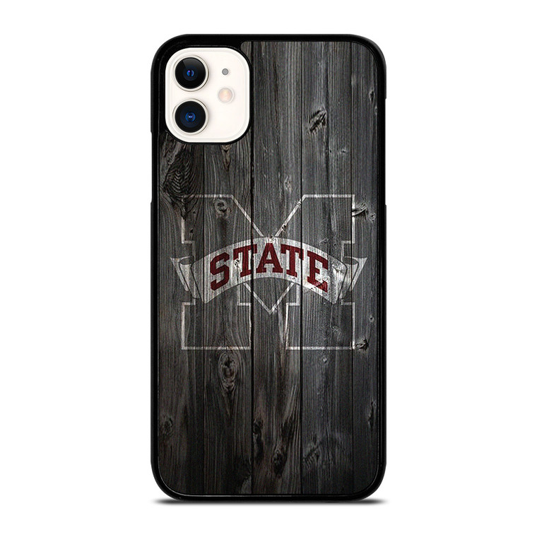 MISSISSIPPI STATE BASKETBALL WOOD LOGO iPhone 11 Case Cover MISSISSIPPI STATE BASKETBALL WOOD LOGO iPhone 11 Case Cover