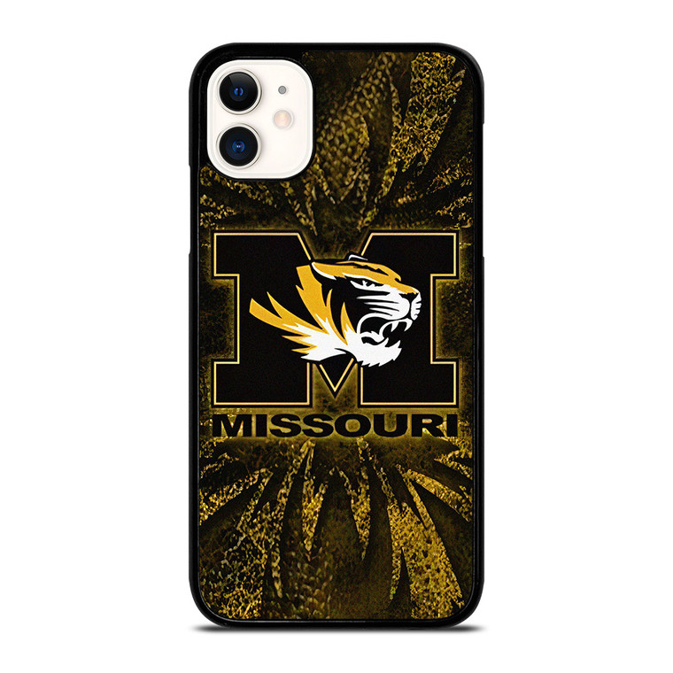 MISSOURI TIGERS FOOTBALL FOOTBALL SYMBOL iPhone 11 Case Cover MISSOURI TIGERS FOOTBALL FOOTBALL SYMBOL iPhone 11 Case Cover