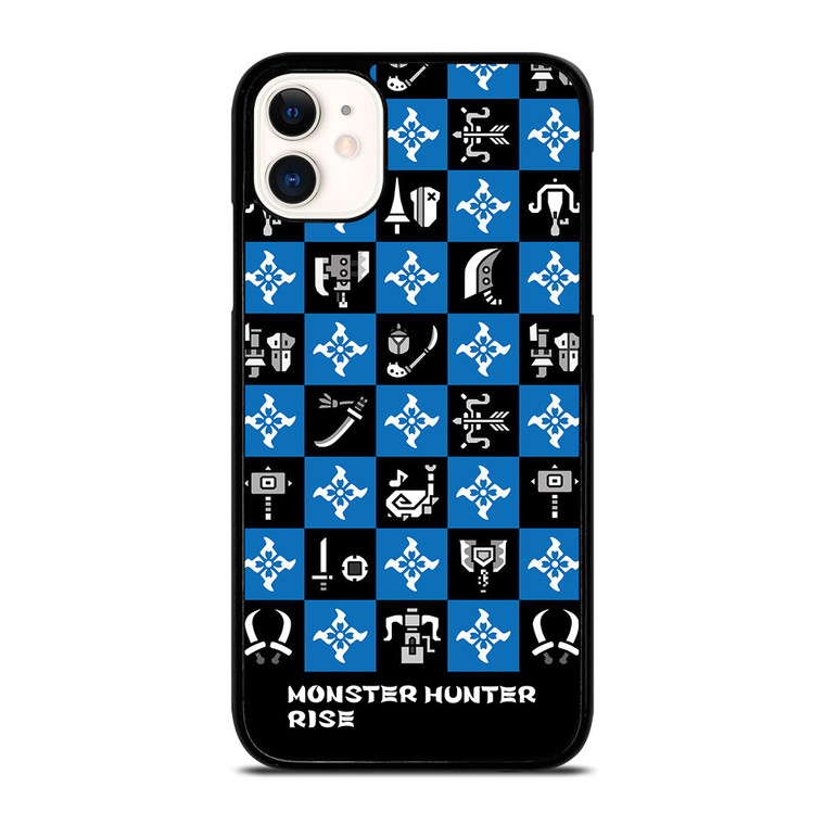 MONSTER HUNTER RISE GAMES SYMBOL PATTERN iPhone 11 Case Cover MONSTER HUNTER RISE GAMES SYMBOL PATTERN iPhone 11 Case Cover