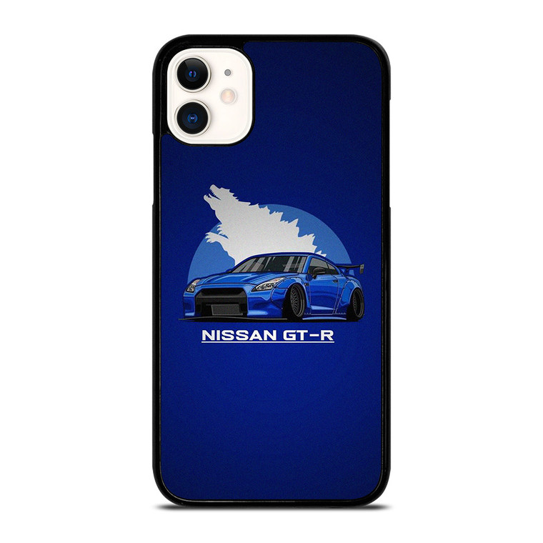 NISSAN GTR CODZILLA CARTOON iPhone 11 Case Cover