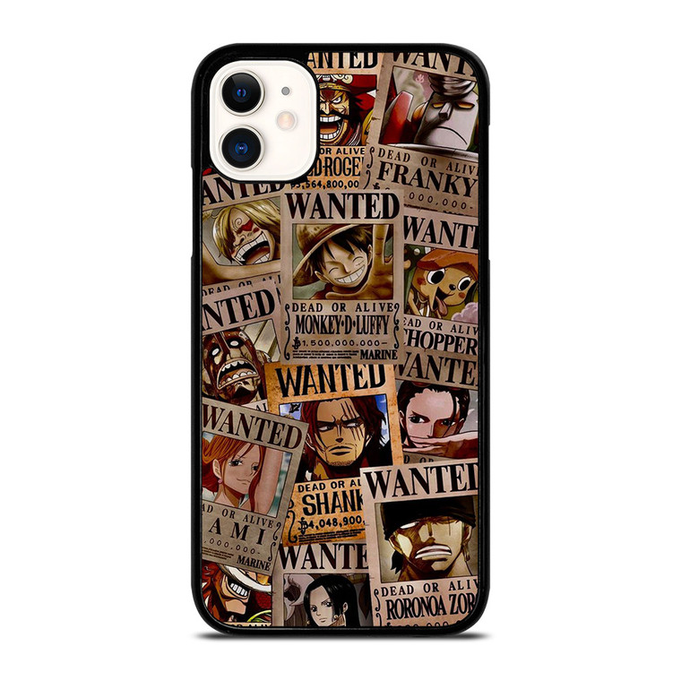 ONE PIECE WANTED POSTER COLLECTION iPhone 11 Case Cover