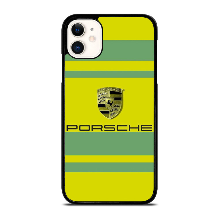 PORSCHE GREEN EMBLEM iPhone 11 Case Cover