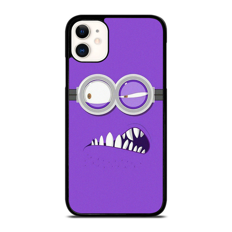PURPLE MINION MINIMALIST iPhone 11 Case Cover