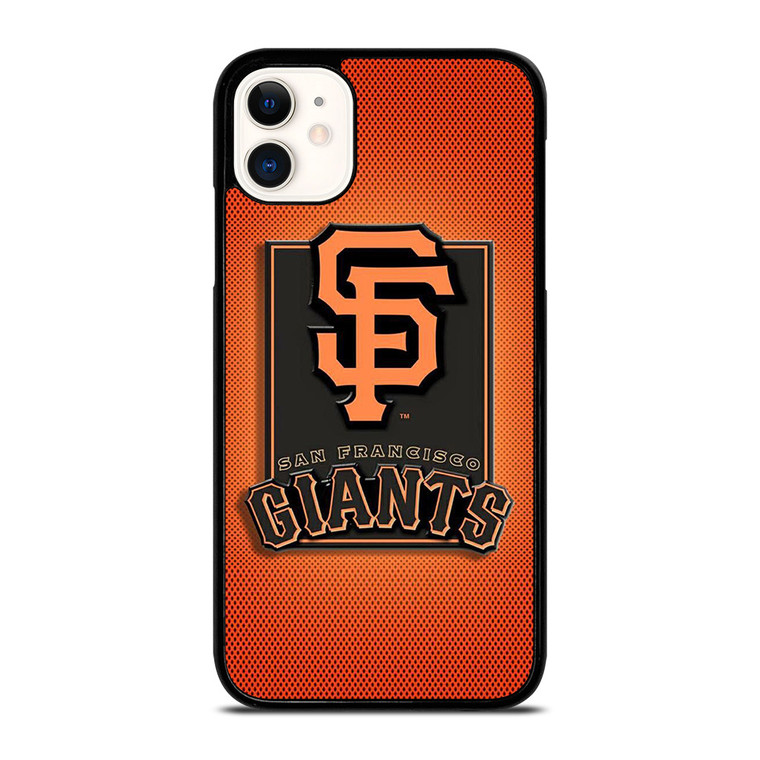 SAN FRANCISCO BASEBALL EMBLEM CARBON iPhone 11 Case Cover