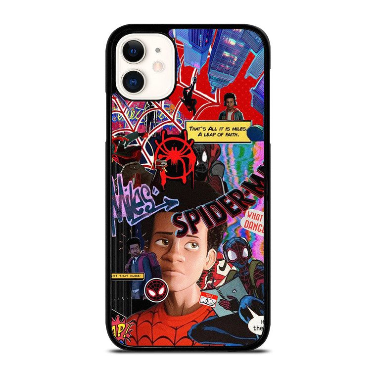 SPIDERMAN MILES MORALES COLLAGE iPhone 11 Case Cover SPIDERMAN MILES MORALES COLLAGE iPhone 11 Case Cover