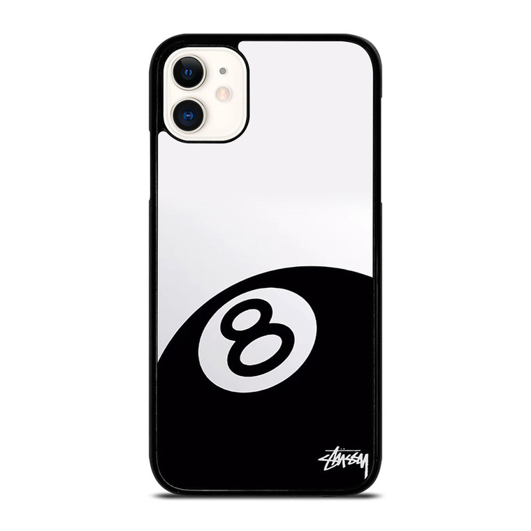 STUSSY 8 BALL BLACK iPhone 11 Case Cover