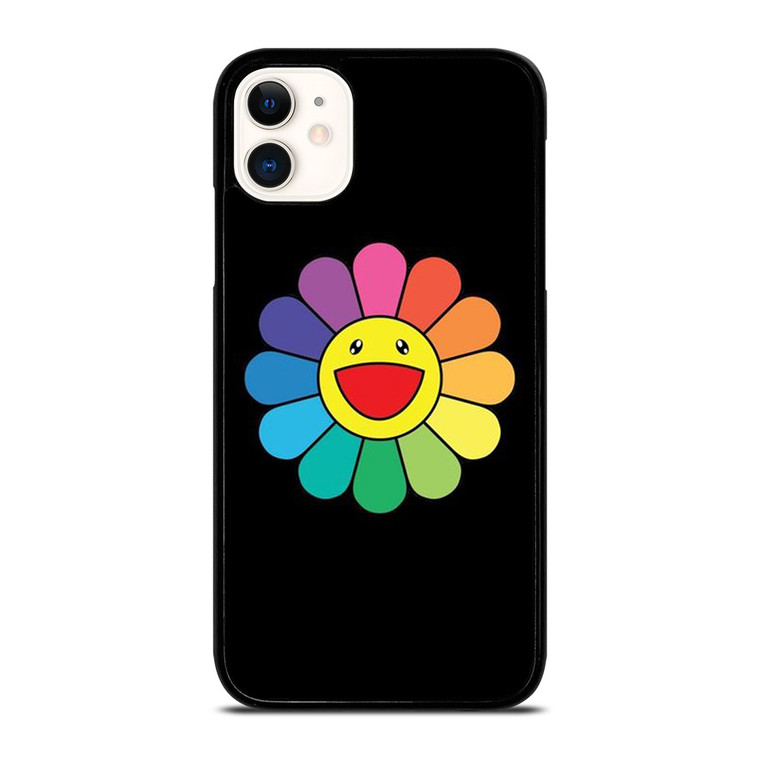 TAKASHI MURAKAMI BLACK iPhone 11 Case Cover