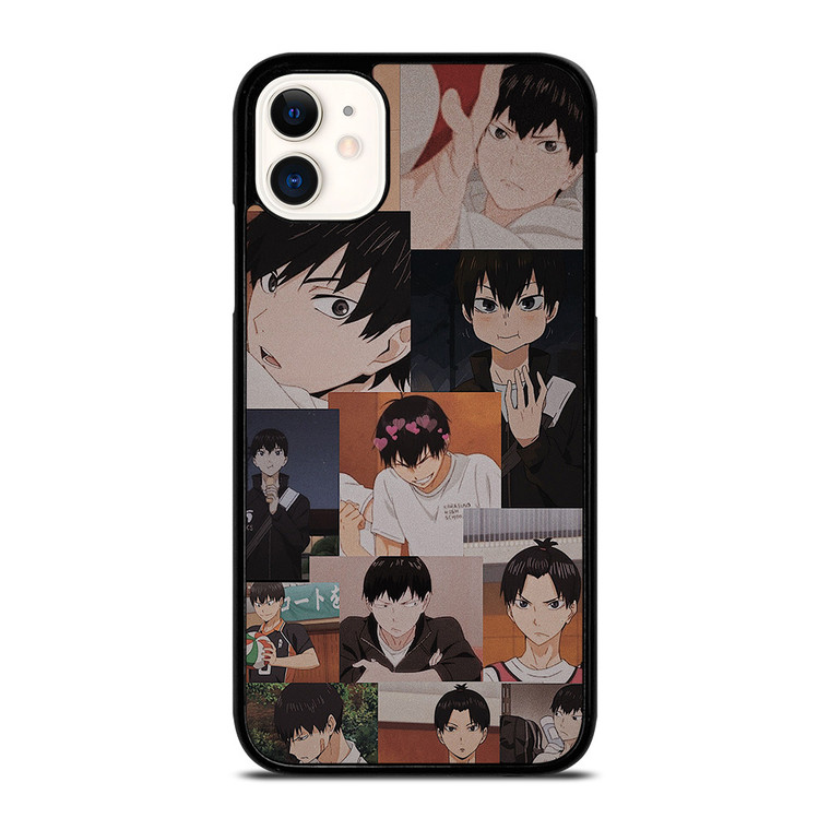 TOBIO KAGEYAMA HAIKYUU ANIME COLLAGE iPhone 11 Case Cover TOBIO KAGEYAMA HAIKYUU ANIME COLLAGE iPhone 11 Case Cover