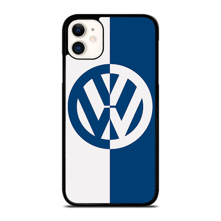 VW VOLKSWAGEN SLICED BLUE LOGO iPhone 11 Case Cover