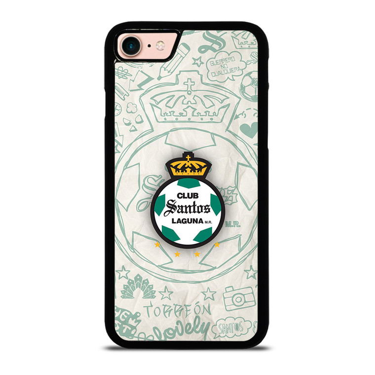 CLUB SANTOS LAGUNA SCRIBBLE LOGO iPhone 7 / 8 Case Cover