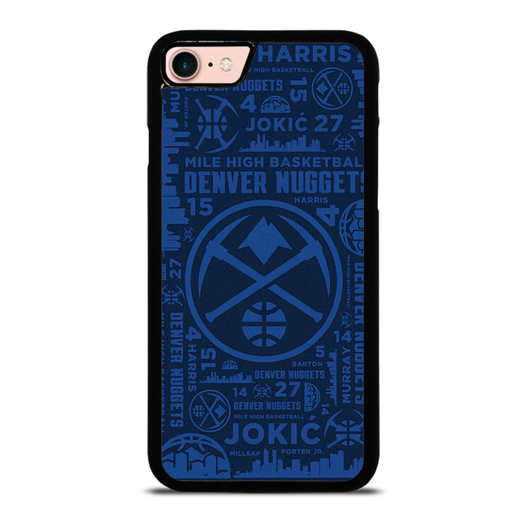 DENVER NUGGETS NBA BASKETBALL COLLAGE iPhone 7 / 8 Case Cover