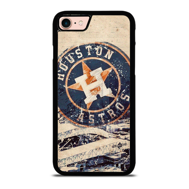 HOUSTON ASTROS BASEBALL VINTAGE BADGE iPhone 7 / 8 Case Cover