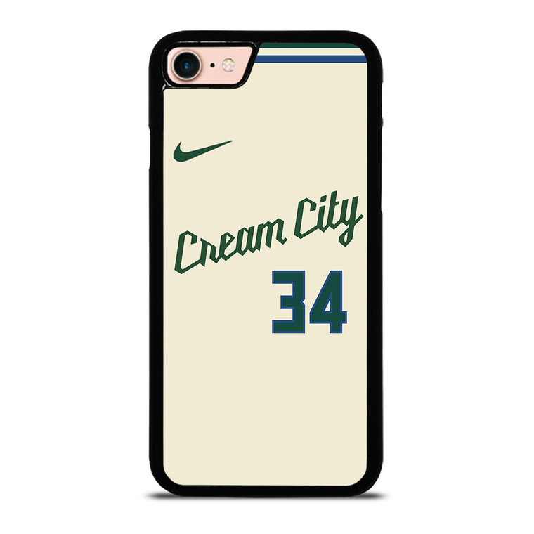 MILAUKEE BUCKS CREAM CITY NBA KIT iPhone 7 / 8 Case Cover