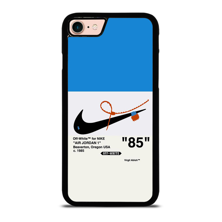 NIKE AIR JORDAN 1OFF WHITE BLUE iPhone 7 / 8 Case Cover NIKE AIR JORDAN 1OFF WHITE BLUE iPhone 7 / 8 Case Cover