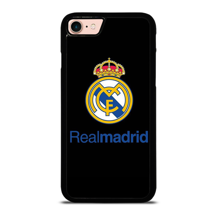 REAL MADRID FOOTBALL BLACK LOGO iPhone 7 / 8 Case Cover