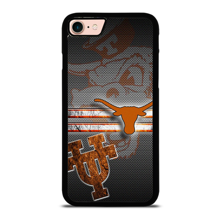 TEXAS LONGHORNS METAL SYMBOL iPhone 7 / 8 Case Cover TEXAS LONGHORNS METAL SYMBOL iPhone 7 / 8 Case Cover
